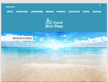 Tablet Screenshot of hostalarcoplaza.es